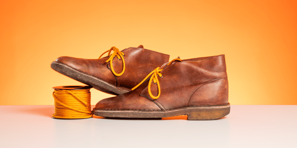 skosnören av paracord snöre artikel