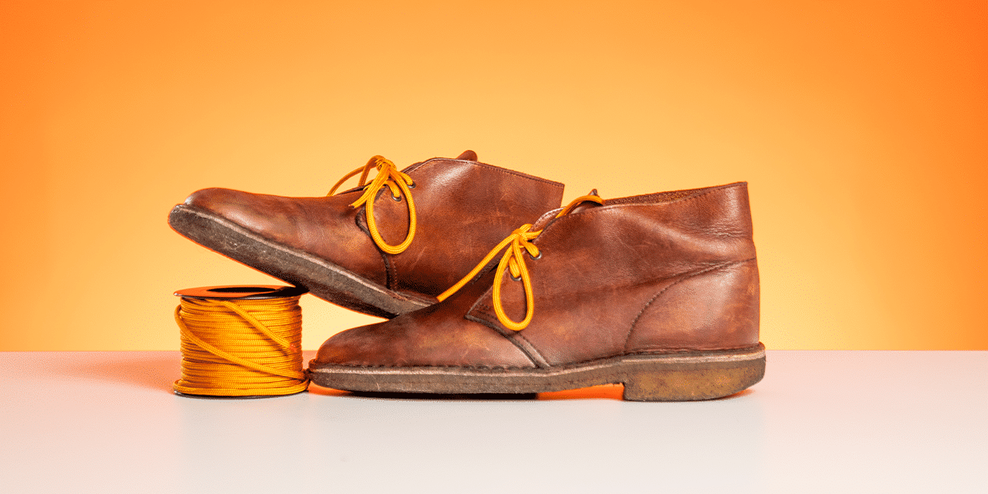 skosnören av paracord snöre artikel