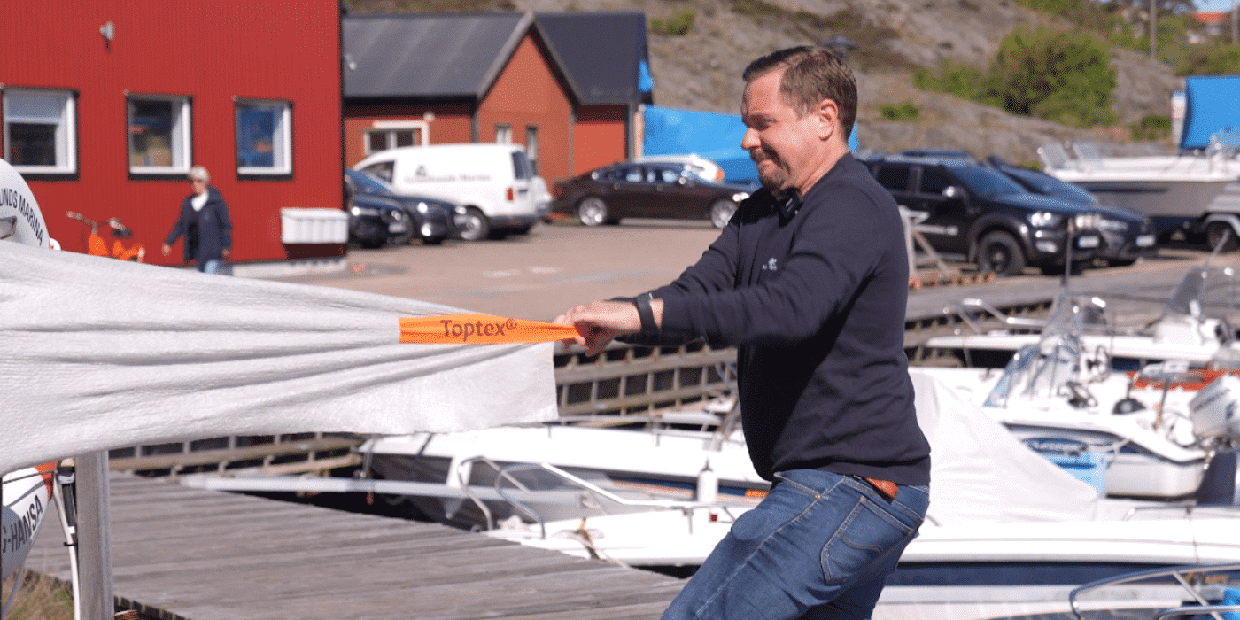 Artikel Testar Toptex Boat Cover – Så starka är velcrobanden