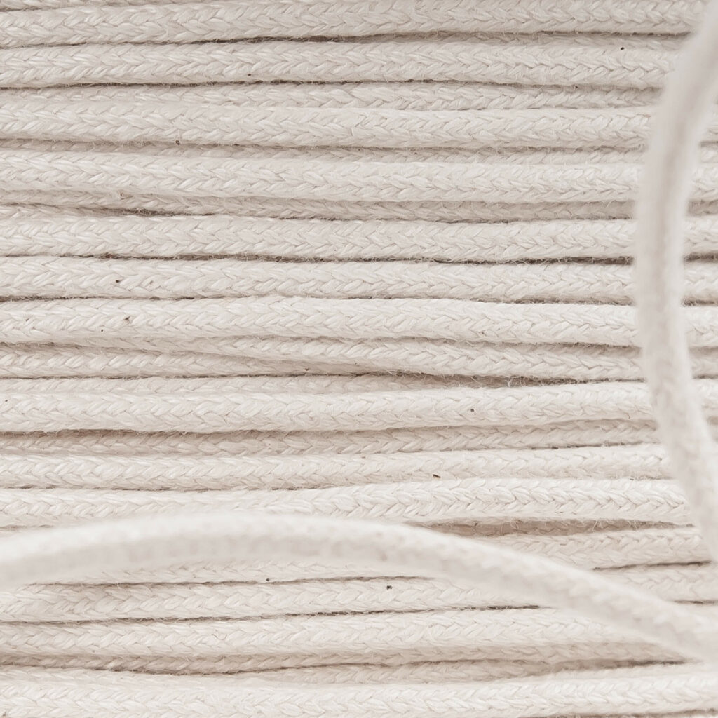 Cotton rope on spool detail image