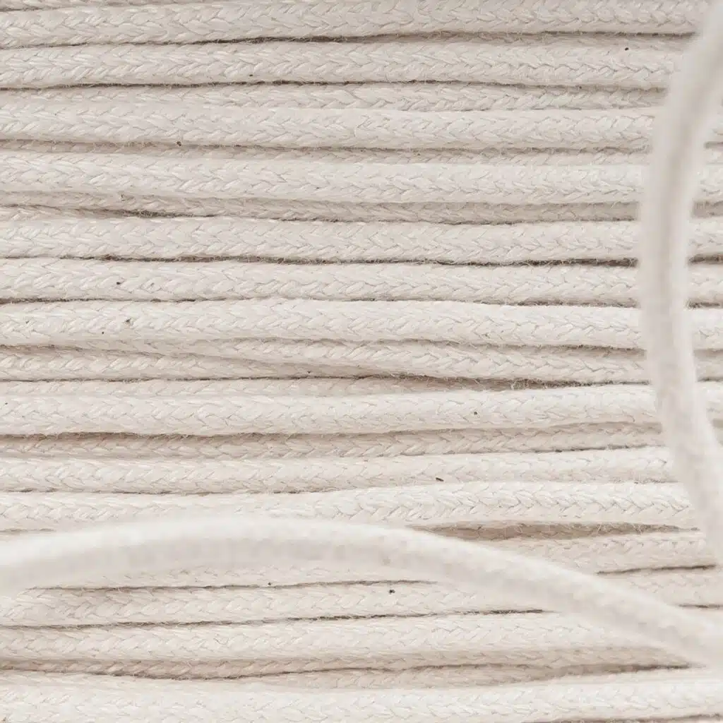 Cotton rope on spool detail image Cotton rope on spool detail image