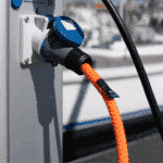 Ellinor shore power cable orange environmental image PolyRopes