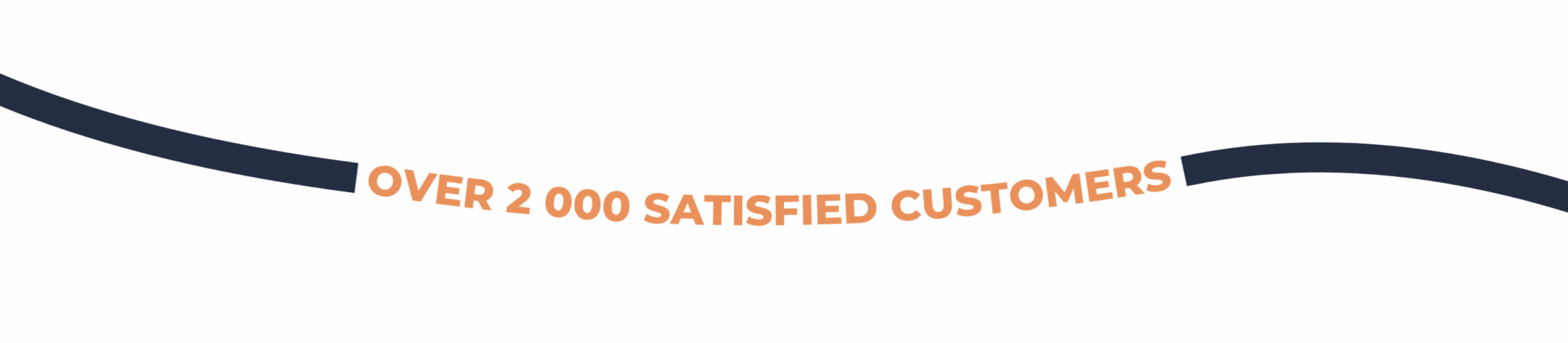 Over 2000 satisfied customers