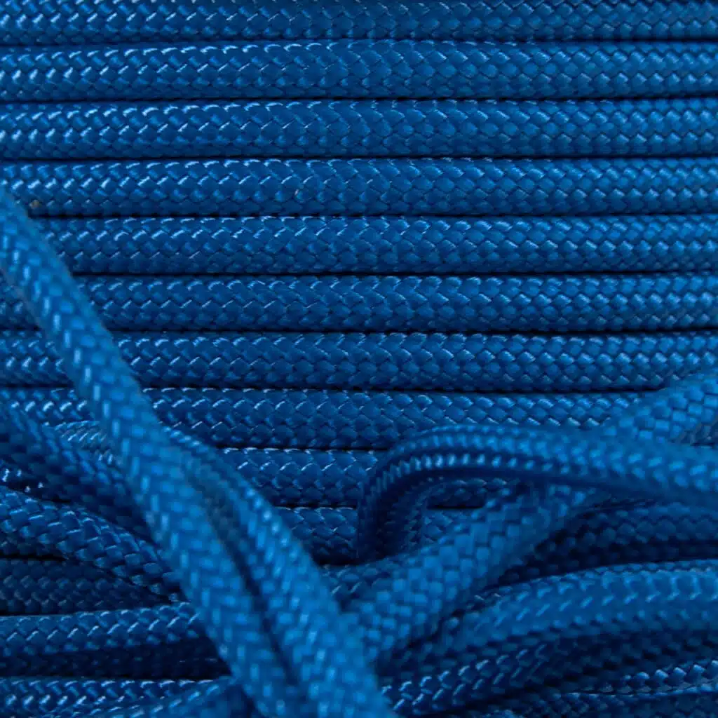 Paracord blue detail image PolyRopes blue detail image PolyRopes