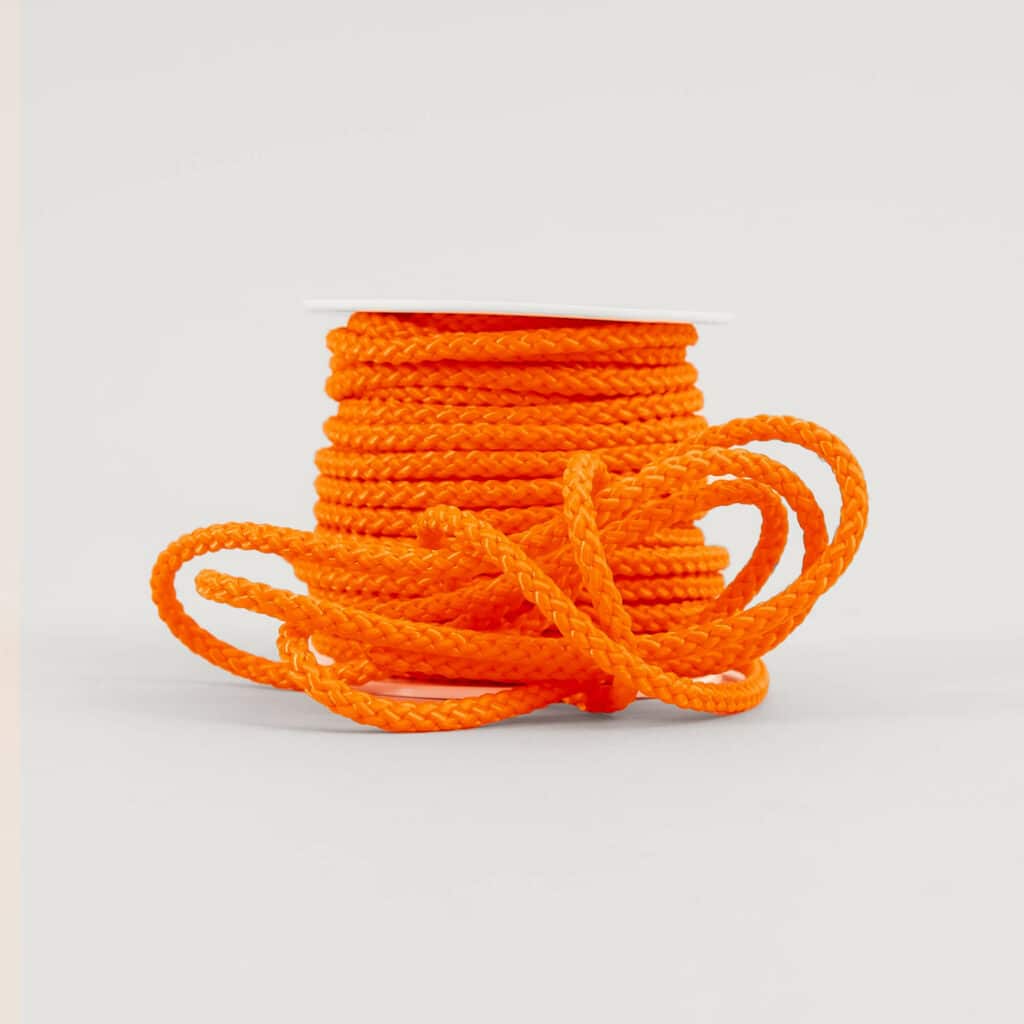 Polyesterlina orange 4mm 12 m
