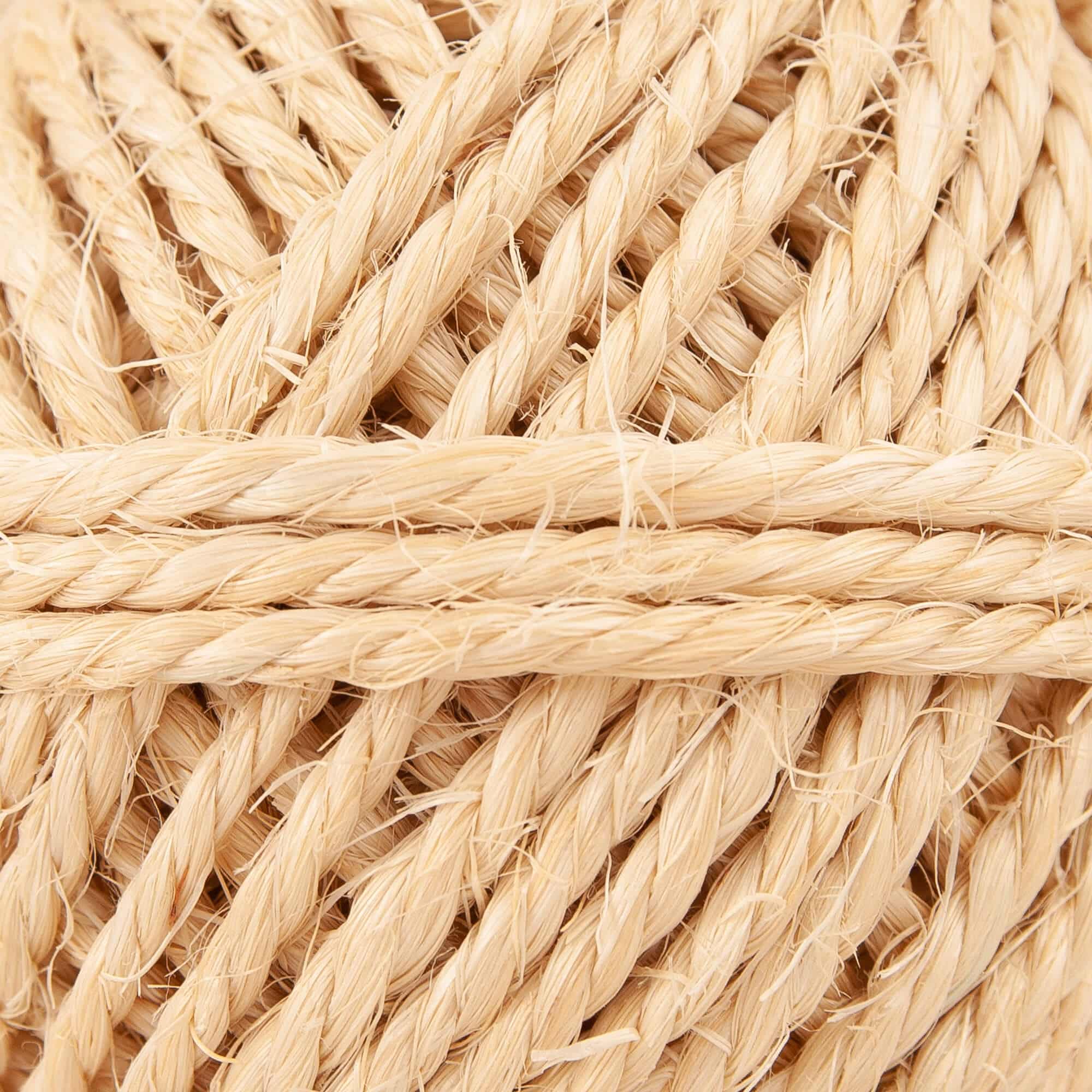 Sisal rope 3x30m close-up PolyRopes