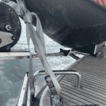 Spännband med rostfri vinsch miljöbild PolyRopes