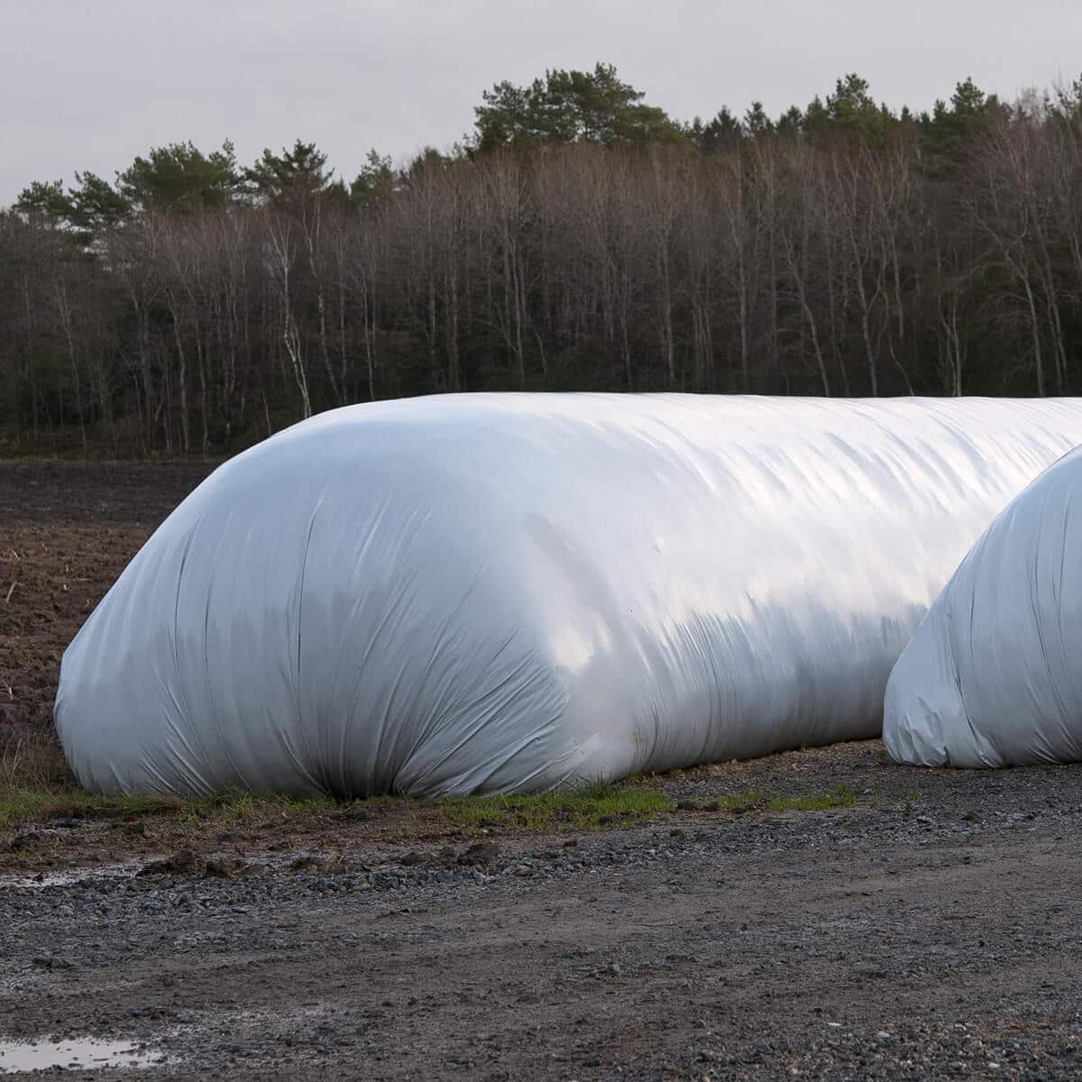 aspla-slangsilofolie-powerbag-svart-vit-poly-produkter Silage bag POWERBAG - Image 1