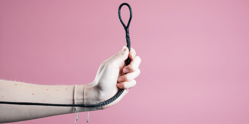 Splitsad utgödslingsrep