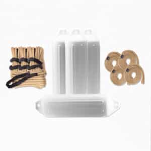 poly-ropes-Festmacherpaket-beige+weiß