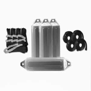 poly-ropes-förtöjningspaket-grå-svart