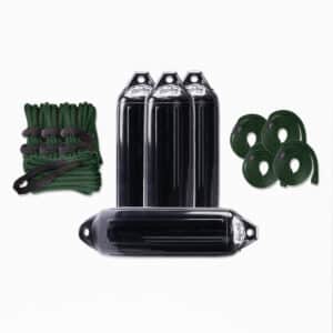 poly-ropes-förtöjningspaket-mörkgrön