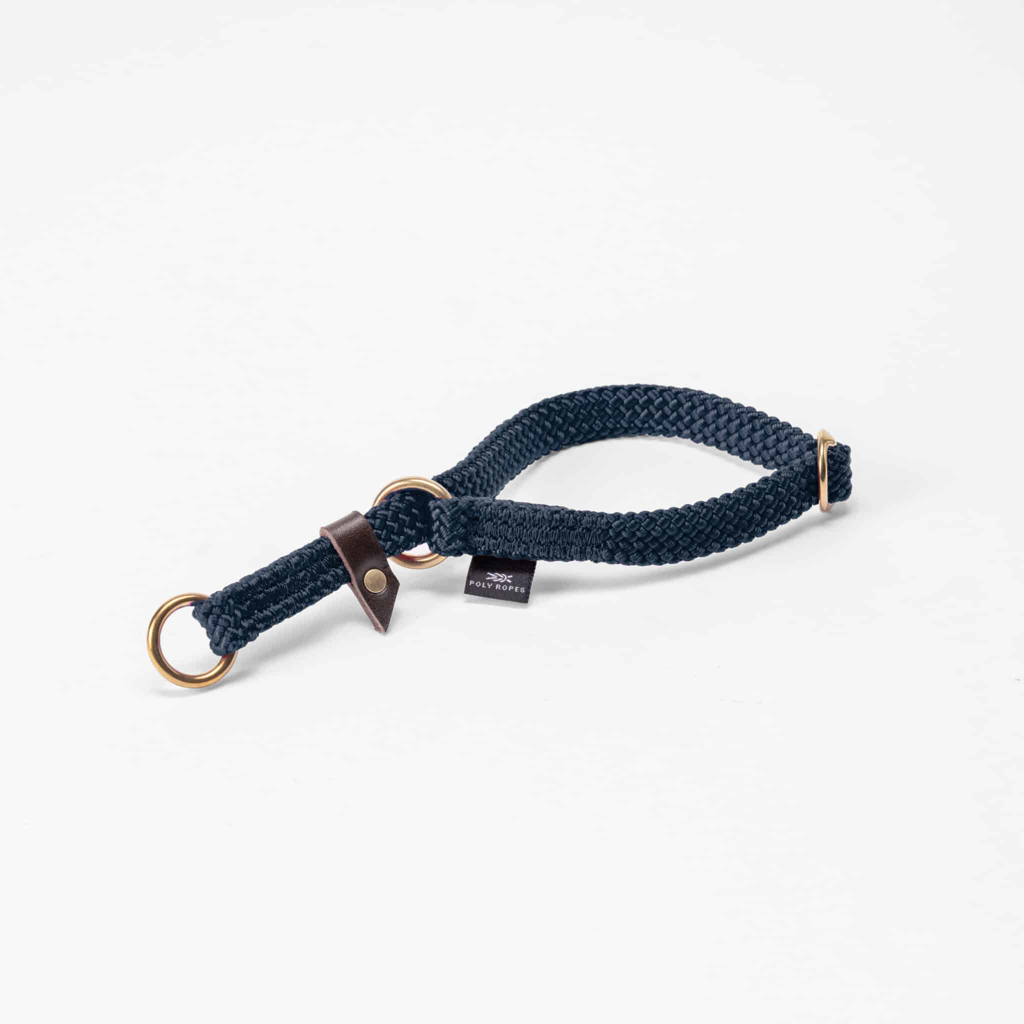 poly-ropes-halsband-halvstryp-marinblå poly-ropes-halsband-halvstryp-marinblå