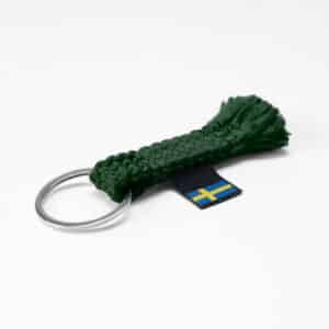 poly-ropes-nyckelring-alicia-mörkgrön